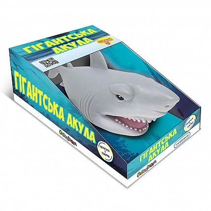 Стретч-игрушка в виде животного – Гигантская акула (белая)
