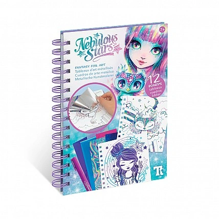 Набор для творчества – Скетчбук: Фантазийное искусство из фольги