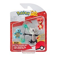 Набор игровых фигурок Pokemon W19 - Магби, Сквиртл, Алола Маровак