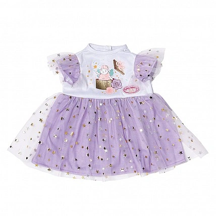 Одежда для куклы Baby Annabell - Сиреневое платье