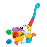 Игрушка-каталка Kiddi Smart – Пеликан-Затейник (украинский)