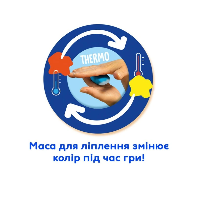 Маса для ліплення, що не висихає — Змінюй кольори