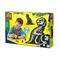 Set for creating a plaster figure - T-Rex with a skeleton