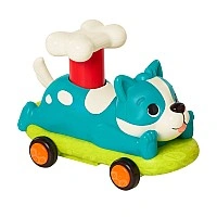 Inertial car of the Lap Bobs series - Dog, turquoise color