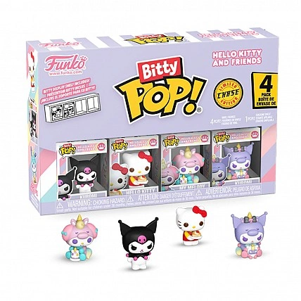 Set of action figures Bitty POP! - Kuromi (4 Assorted Figurines)