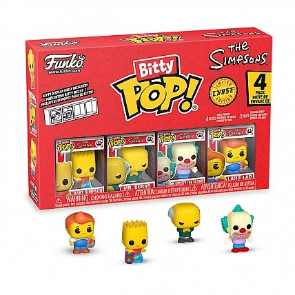 Set of action figures Bitty POP! - Bart (4 figurines, ass.)