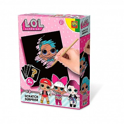 Набір для творчості серії L.O.L SURPRISE! - Скретч сюрприз