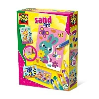 Art set with colored sand - Forest animals