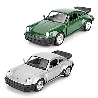 Автомодель - Porsche 911 Turbo 3.3 1978 (серый, темно-зеленый)