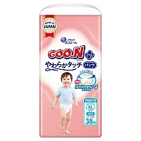 Трусики-підгузки Goo.N Plus для дітей (розмір 5(XL), 12-20 кг, 38 шт.)