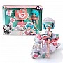 Hello Kitty 4SF Manga Dolls - Pink on a Scooter Play Set
