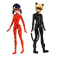 Ladybug and Cat Noir Basic Series Doll Set – Ladybug and Cat Noir