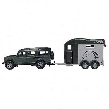 Ігровий набір - Land Rover (з причепом та фігурками коней)