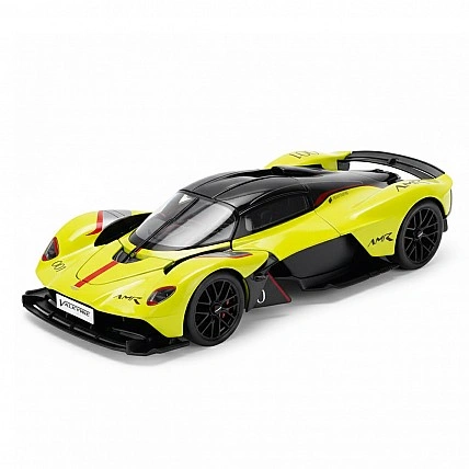 Модель автомобіля — Aston Martin Valkyrie (жовтий, 1:18)