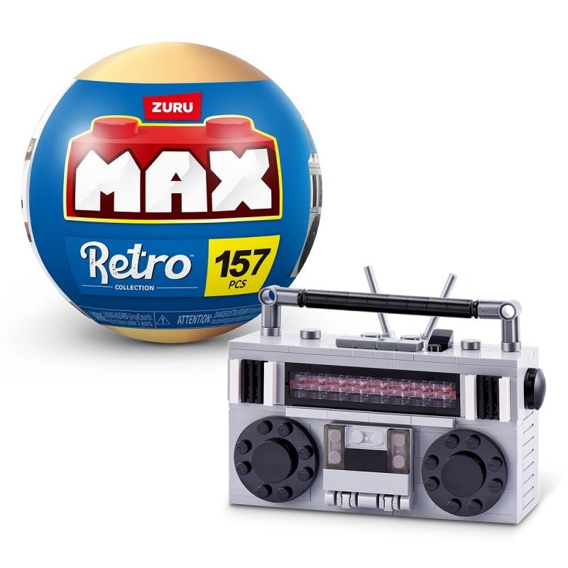 Конструктор у капсулі Max серії Retro S1 – Касетний магнітофон