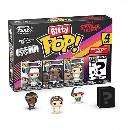 Bitty POP! Dustin Action Figure Set (4 figures in assemblage)