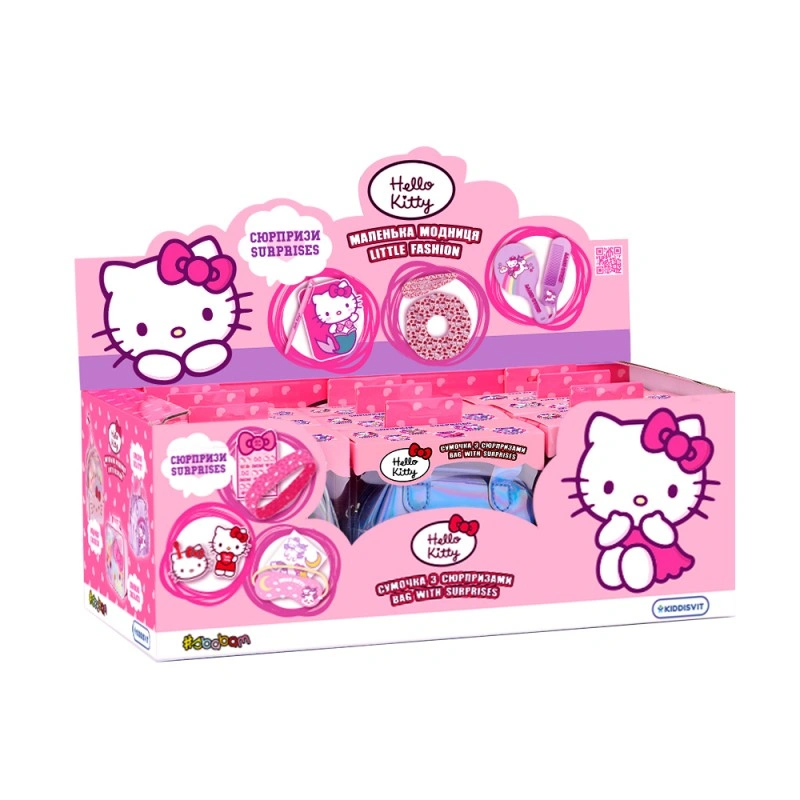 Дисплей колекційних сумок-сюрпризів Hello Kitty – Маленька модниця (9 шт.)
