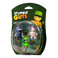 Stumble Guys Collectible Figure Set - Ninja Kai, Sprinkles, Alien
