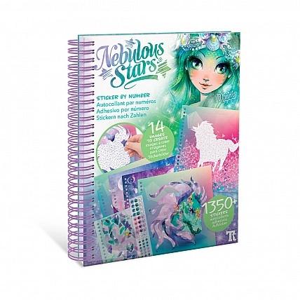 Art kit - Sketchbook: Stickers by numbers