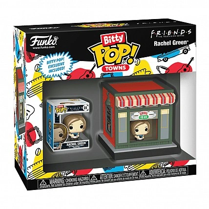 Набор фигурок Bitty Pop! Town - Рэйчел в кофейне Central Perk