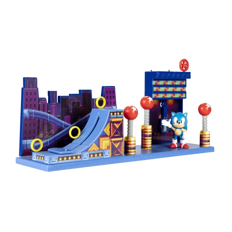 Ігровий набір фігурок SONIC THE HEDGEHOG - Sonic у Studiopolis
