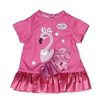 Baby Born Doll Outfit – Flamingo Dress (43cm)