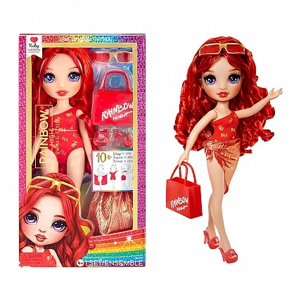 Лялька Rainbow High серії Swim & Style - Рубі (з акс.)