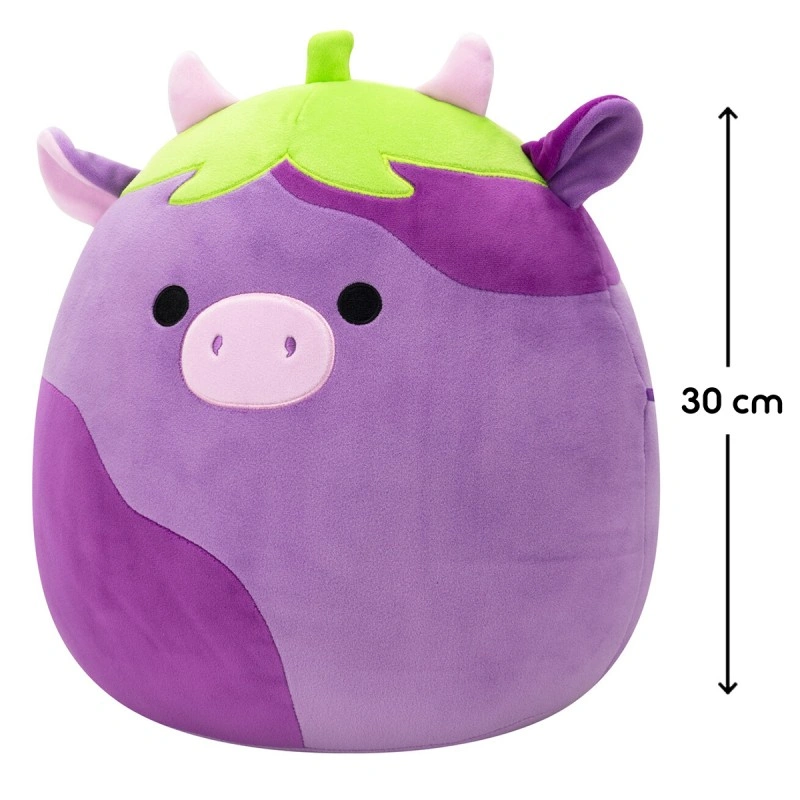 М'яка іграшка Squishmallows — корова баклажан Фредеріка (30 см)