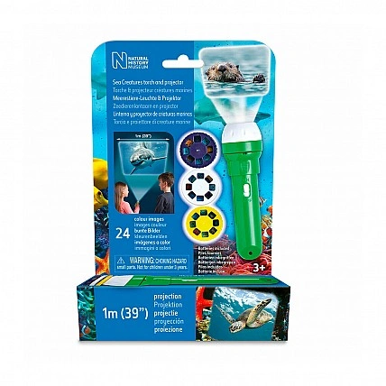 Brainstorm Flashlight Projector – Sea Dwellers (3 discs, 24 images)