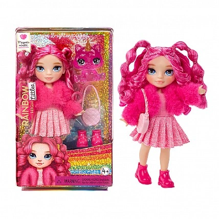 Ігровий набір для ляльок Rainbow High із серії Littles — пурпурний колір