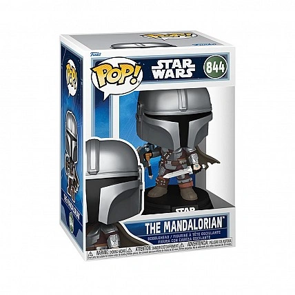 Funko POP! series Mandalorean and Grogou - Mandalorean with Weapon