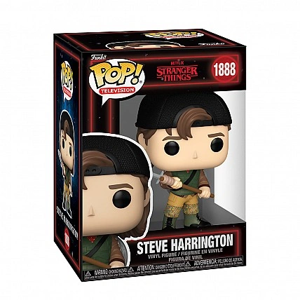 Funko POP! Figure from the Stranger Things Season 5 Series - Steve with a Spear