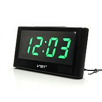 Electronic desk clock green VST-732Y