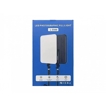 Лампа діодна прямокутна для селфі RL-3560 47x31см 6734