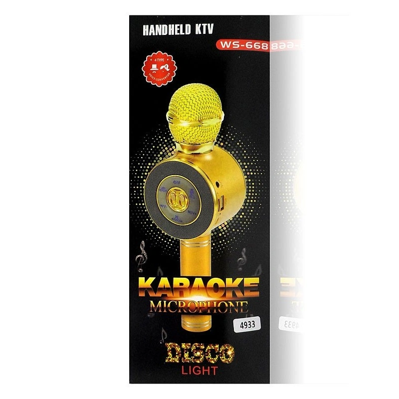 Мікрофон караоке з підсвічуванням (кольори) WS668 9574