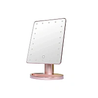 Зеркало косметичне настільне з LED підсвічуванням 22led 00032 8689