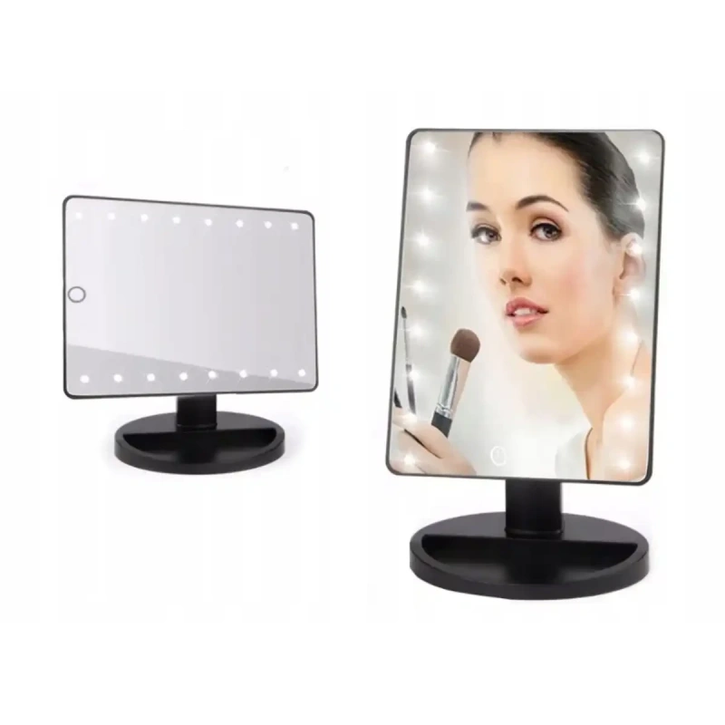 Зеркало косметичне настільне з LED підсвічуванням 22led 00032 8689