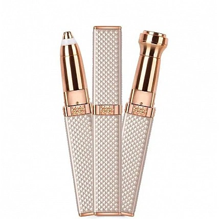 Електричний тример епілятор 2 в 1 міні MAG-647 зі змінними насадками для брів обличчя та зони бікіні.