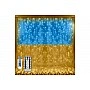 LED Curtain Garland Flag of Ukraine with USB remote control 2*2 m