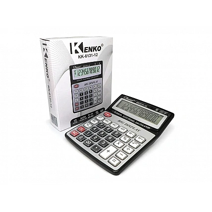 Калькулятор 2xAA CAL-6131-12 60шт 7481