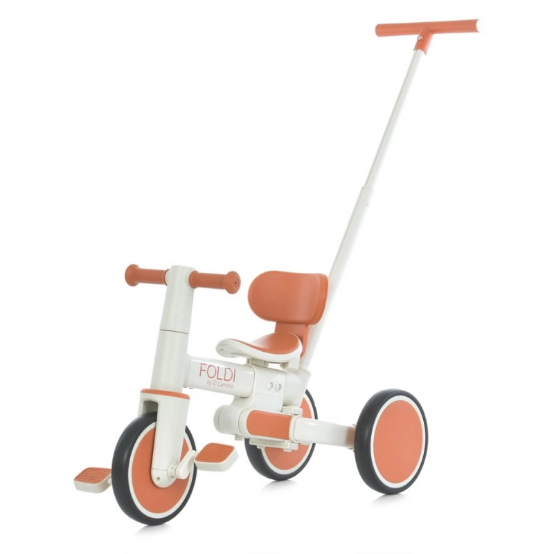 Дитячий триколісний велосипед 3 в 1 FOLDI ME 1202 Cinnamon Beige