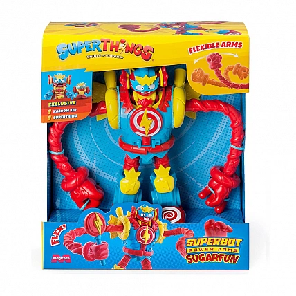 Game set Superbot Sugarfan Superthings S PSTSP116IN70 robot, kazum kid, figure
