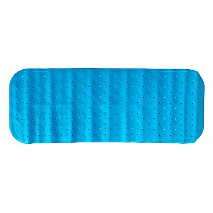 Bathroom Mat with Suction Cups MGZ-0901 (Blue) 35 x 95 cm