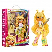 Rainbow High "Sunny" Doll 565628 from the "Junior High Rockband" series with accessories