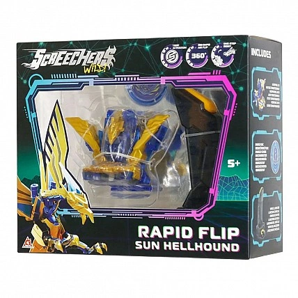 Screechers Wild! "San Hellhound" Game Set KS686104B, launcher, transformer car