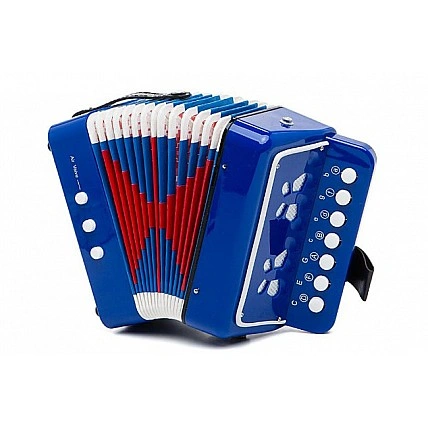 Toy Accordion 6429 4 Types Blue