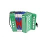 Toy Accordion 6429 4 types Green