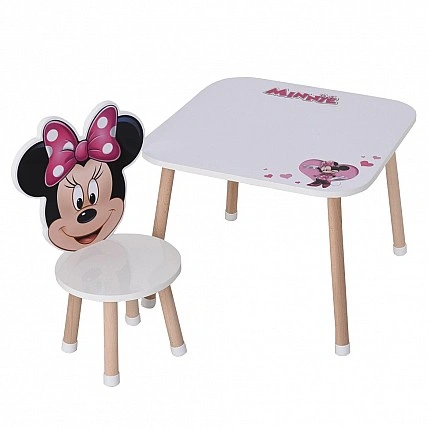 Wooden children's table M 502-8-2 with chair