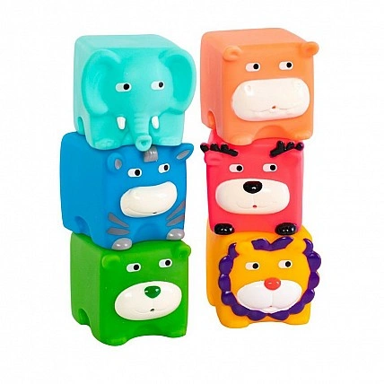 Baby bath set "Animal Cubes" 9050_set_with_elephant