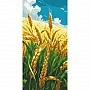 Картина по номерам "Родное поле" 13087-AC 40х80 см